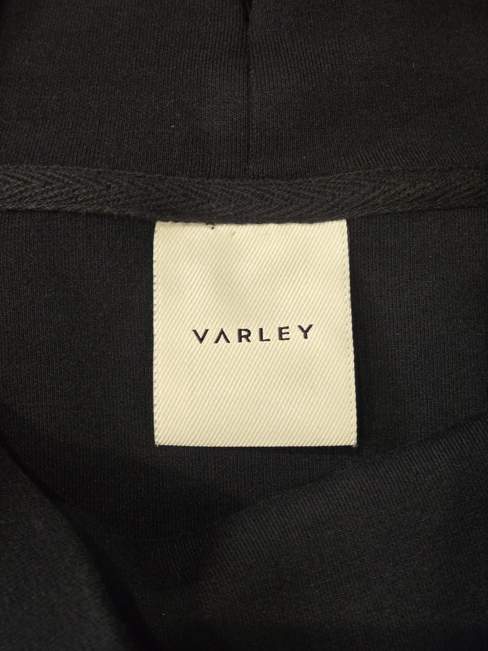 Varley Arcola Black Double Soft Sweatshirt with Cinch Waist Size Extra Small - Picture 8 of 10